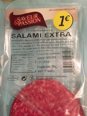 Salami Extra front packaging