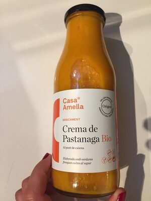 Crema de Pastanaga Bio front packaging