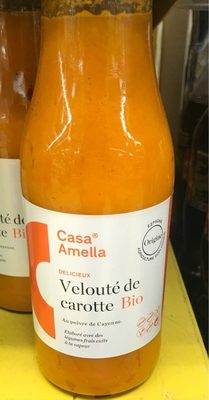 Velouté de carotte Bio front packaging