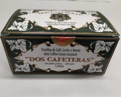 Pastillas de café front packaging