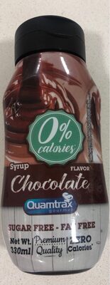 Syrup flavor chocolate