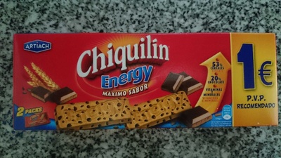 Chiquilin Energy front packaging