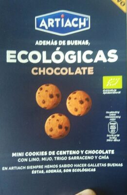 Mini Cookies de Centeno y Chocolate