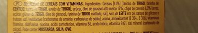 Dinosaurios ingredients label