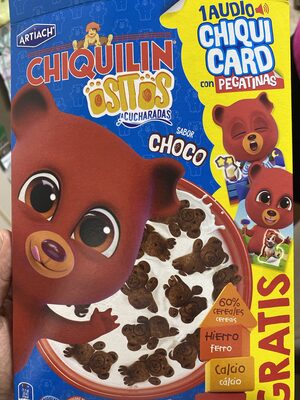 CHIQILIN Ositos Acucharadas, sabor choco