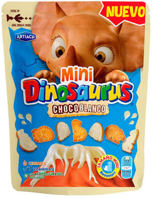 Mini dinosaurus chocoblanco