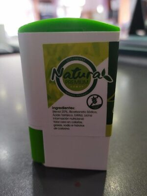 Comprimidos de stevia front packaging