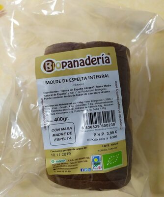 Molde de espelta integral