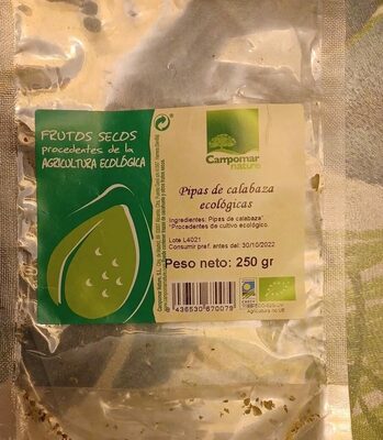 Pipas de calabaza ecológicas