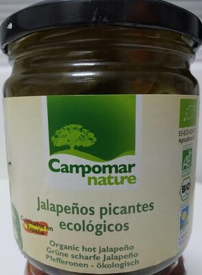 Jalapeños picantes ecológicos