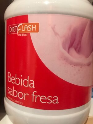 Bebida sabor fresa