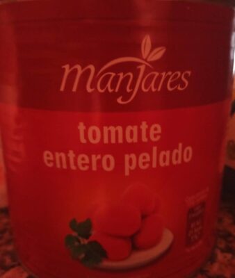 Tomate entero pelado front packaging