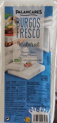 Queso Burgos fresco natural