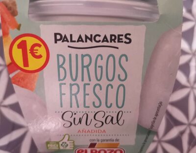Burgos fresco sin sal
