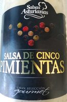 Salsa de cinco pimientas