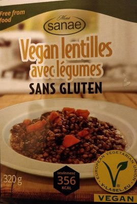 Vegan lentilles avec légumes