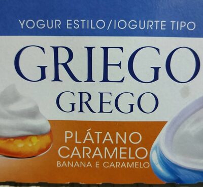 Yogur estilo griego plátano y caramelo