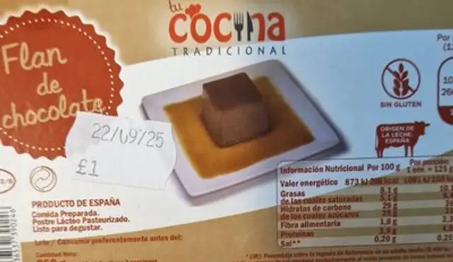 Flan choco