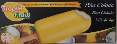 Helado de fruta natural sin colorantes ni saborizantes