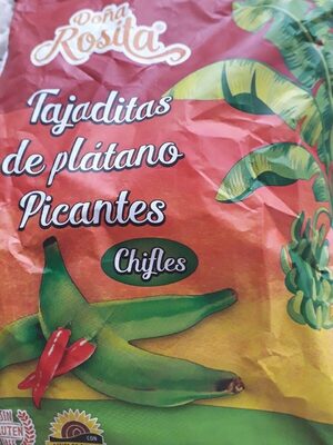 Tajaditas de plátano picantes