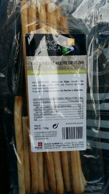 Bastines al aceite de oliva front packaging