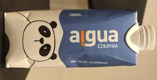 Aigua colevisa front packaging