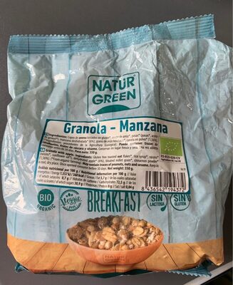 Granola Manzana front packaging