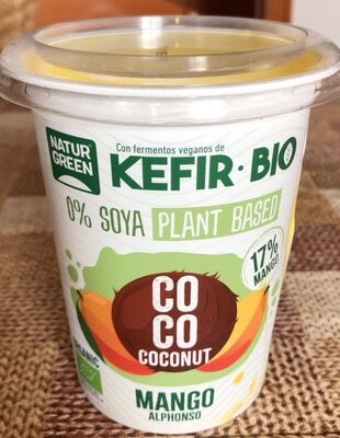 Kéfir de coco y mango