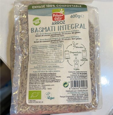 Arroz basmatic integral
