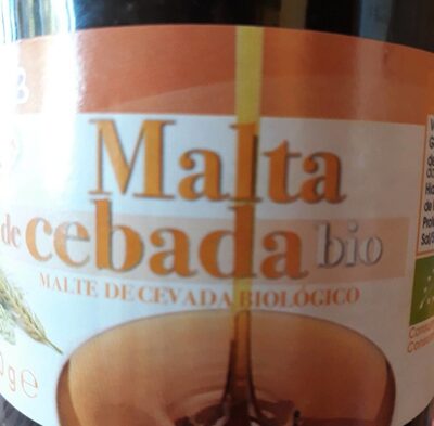 Malta de cebada front packaging