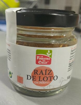 Raíz de loto front packaging