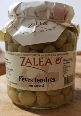 Fèves tendres au naturel front packaging