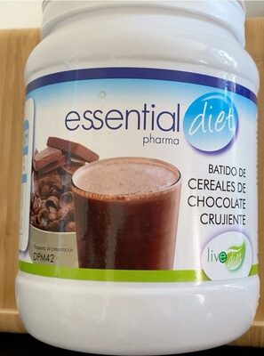 Batido de cereales de chocolate crujiente front packaging