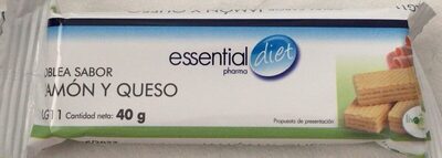 Oblea sabor jamón y queso