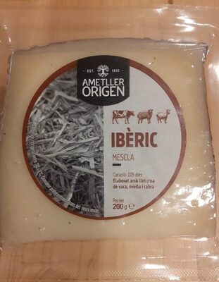 Queso mezcla ibérico front packaging