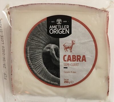 Formatge de cabra semi curat