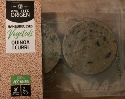 Hamburgesas Vegetales Quinoa y Curry