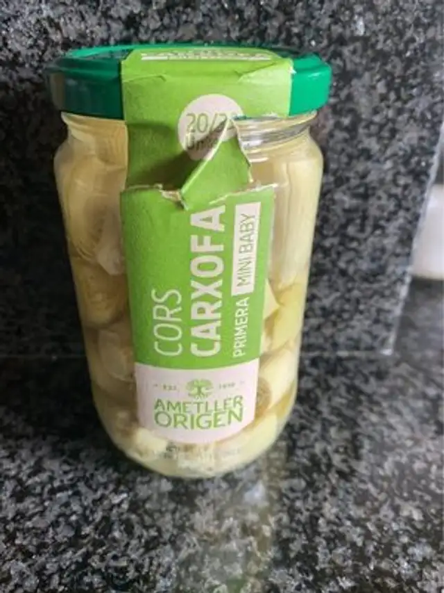 Cors de carxofa front packaging