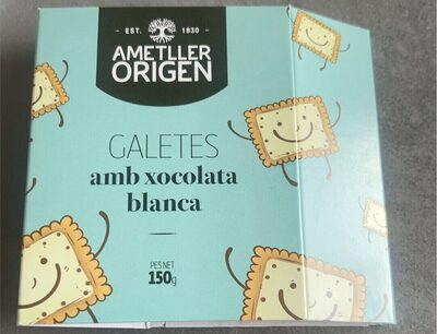 Galetes amb xocolata blanca
