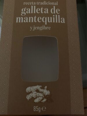 Galleta mantequilla y jengibre