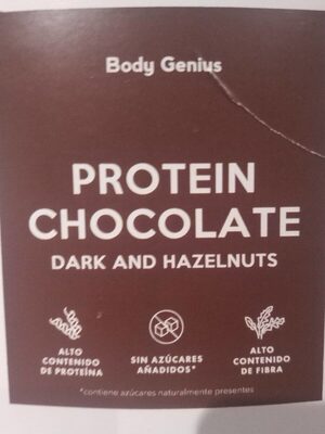 Protein Chocolate front packaging