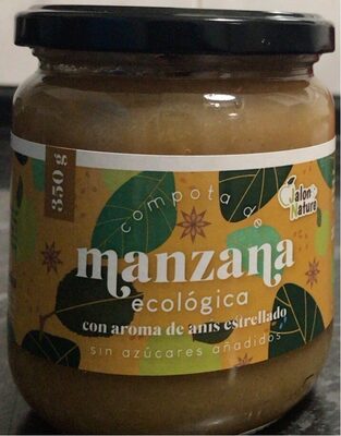 Compota de manzana ecológica