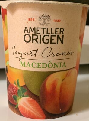 Iogurt cremos macedonia front packaging