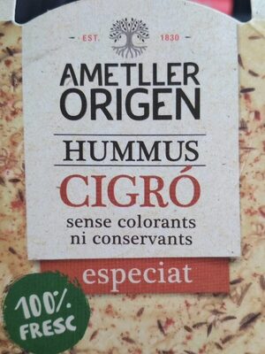 Hummus Cigró especiat