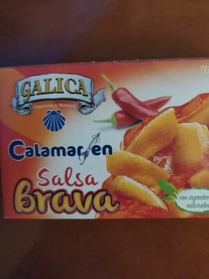 Calamar en salsa brava