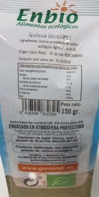 Quinoa hinchada front packaging