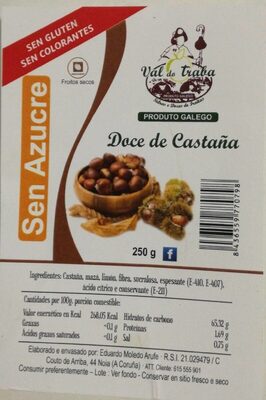 Doce de Castaña front packaging