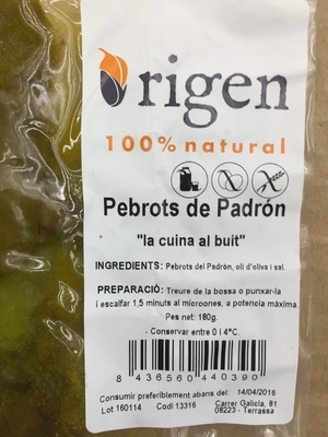 Pebrots de padrón