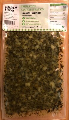 Trinxat de col kale y patata front packaging