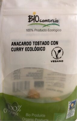 Anacardo tostado con curry ecologico